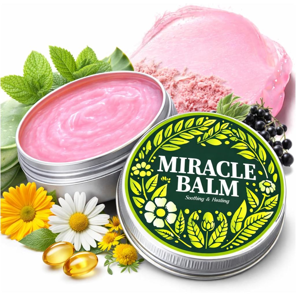 Miracle Balm, 50g Miracle Cream, Organic Miracle Balm For Swollen Leg, Soothing Joint Relief Cream F