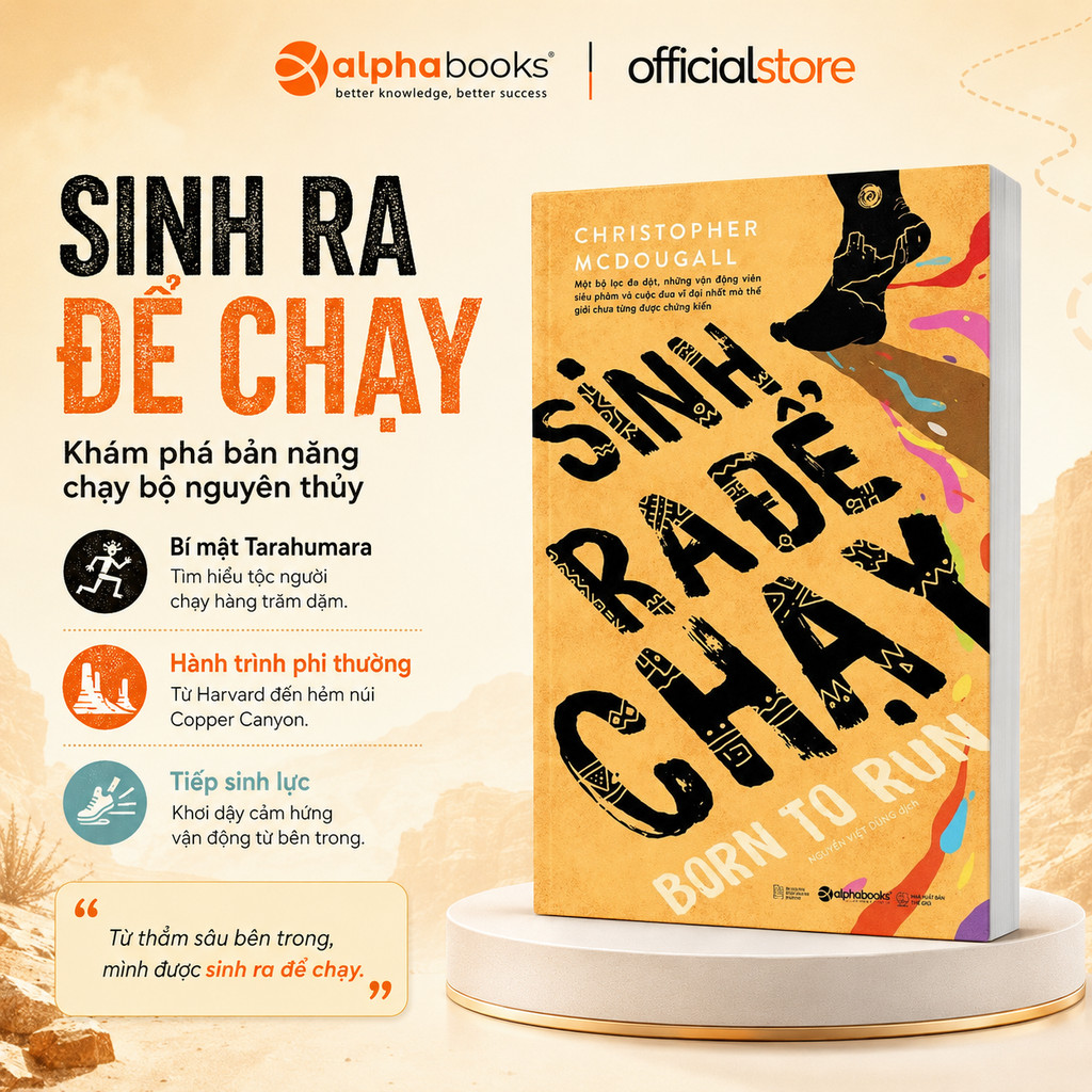 Sách - Sinh Ra Để Chạy - Born to Run (Tái bản mới nhất)
