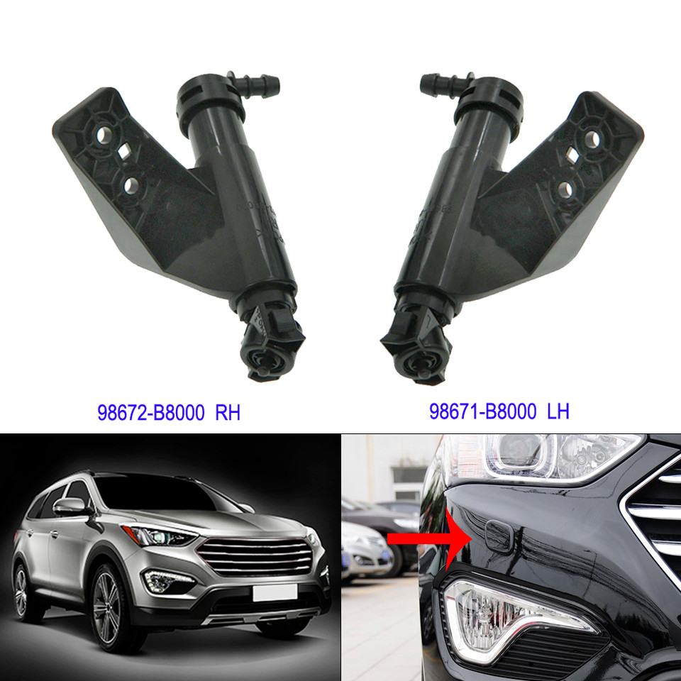 Máy Giặt Đèn Pha Phản Lực Cho Xe Hyundai Grand Santa Fe NC 2013-2018 (98671-B8000 / 98672-B8000)