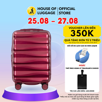 Vali kéo du lịch Edinburgh II size cabin 53/21 Traveler's Choice Mỹ