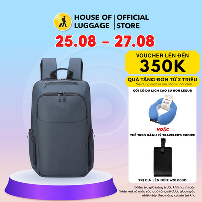 Balo laptop 15.6in Parvis Plus Delsey Pháp