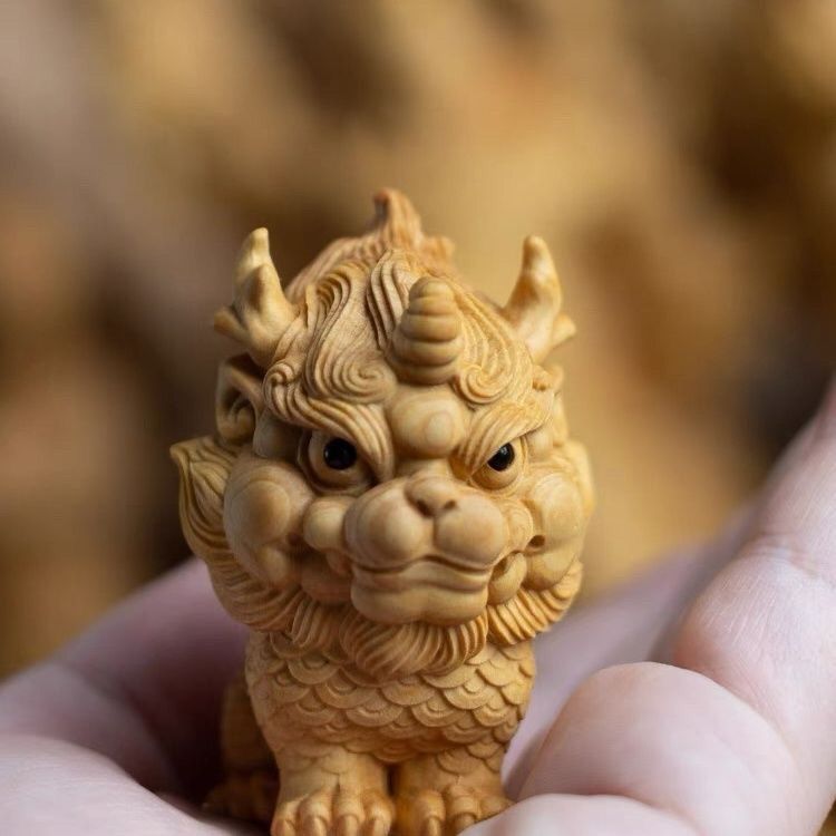 Taihang Yabai Khắc gỗ Taihang Yabai Khắc gỗ Kirin Rui Beast Gao Kirin Ji20260824