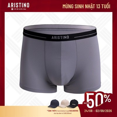 Quần Lót Nam Aristino Boxer Ôm Gọn Co Giãn Thoải Mái Thoáng Khí Polyamide 3 Màu ABX003EXP01