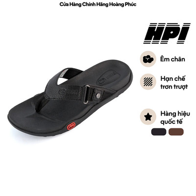 Dép Kẹp Nam ECKO UNLTD. Quai Da Phối Vải Đế Cao Su Bền Nhẹ Chống Trượt Màu Đen Nâu IF25-21598
