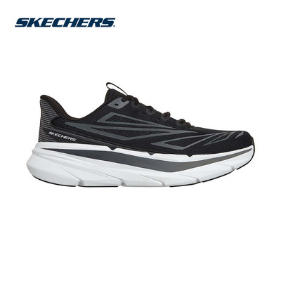 Giày Thể Thao Nam Skechers GOrun Max Cushioning Premier 3 Sprint Edge Chạy Bộ Tập luyện - 221224-BKW Air-Cooled Goga Mat