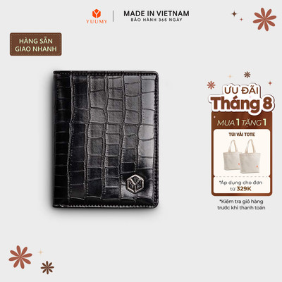 Ví Yuumy ( Thời trang nữ dáng đứng cầm tay nhỏ gọn - Ví da Verein YV83)