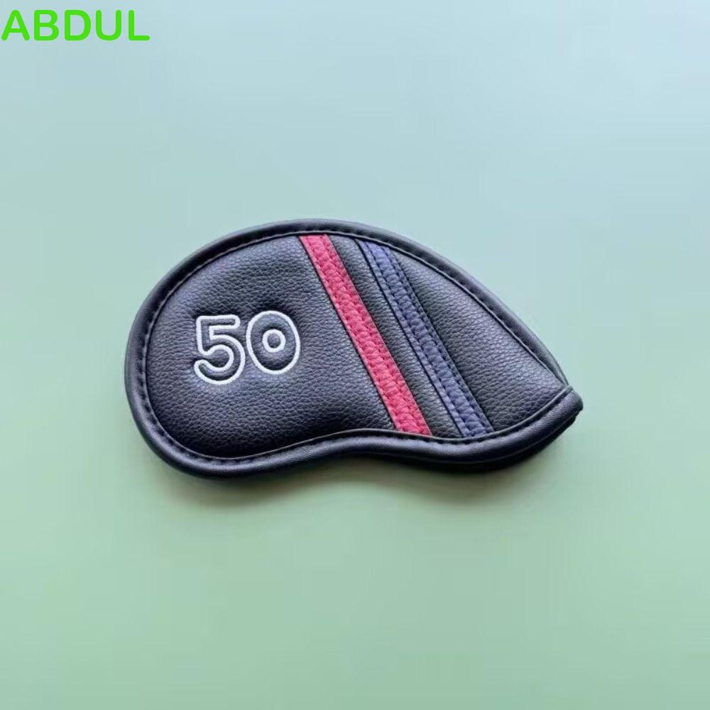 ABDUL Golf Wedge Cover, Angle Club 56 58 60 Độ Sand Wedge Headcover, Đen / Trắng 48 50 52 54 Độ Số L
