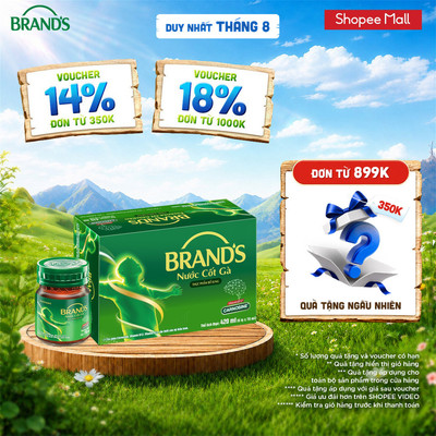 Nước cốt gà BRAND'S Vị Truyền Thống (70 ml x 6 lọ)