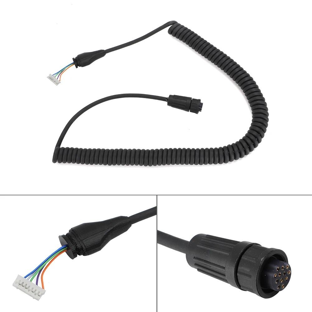 Garmin VHF 200 / Raymarine VHF 215 Vô Tuyến Micro Mic Dây Cáp Cuộn Dây Phụ Kiện Thay Thế