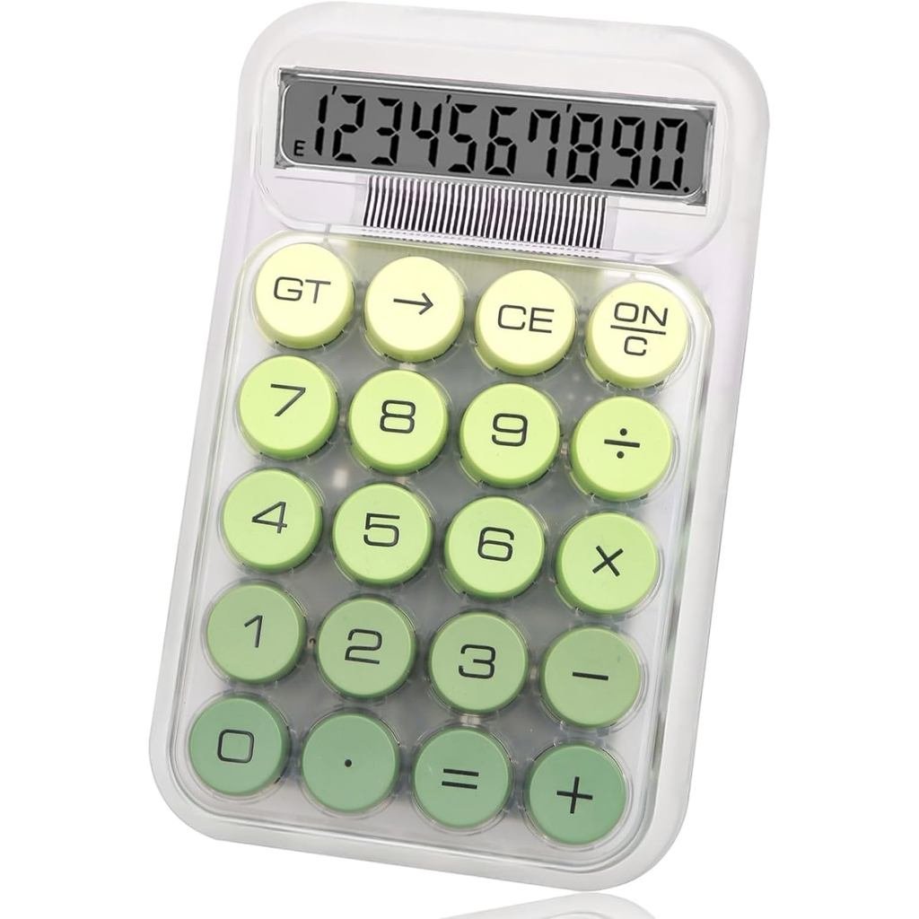 Cute Calculator, Mechanical Switch Calculator, Calculators Desktop 10 Digits, Desk Calculator with B