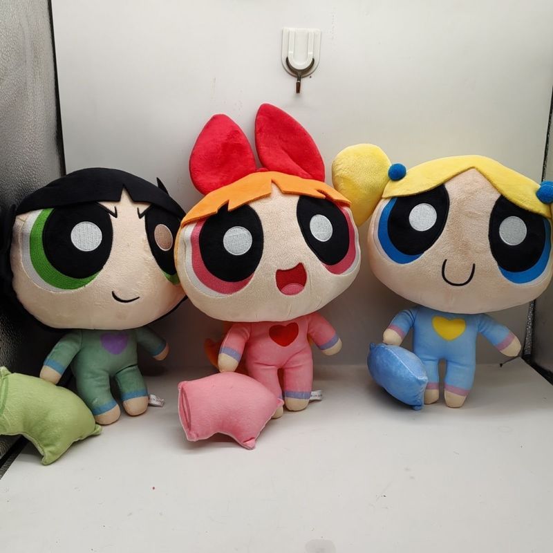 Đài Loan The Powerpuff Girls The Powerpuff Girls Preppy Style Anime Hàng hóa Búp bê sang trọng Hàng 