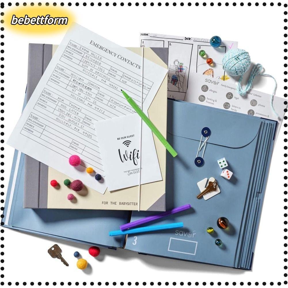 THÍCH In I Go Missing Binder, File Organizer File Storage Tools Manila Pocket Folder, Túi tiện lợi B