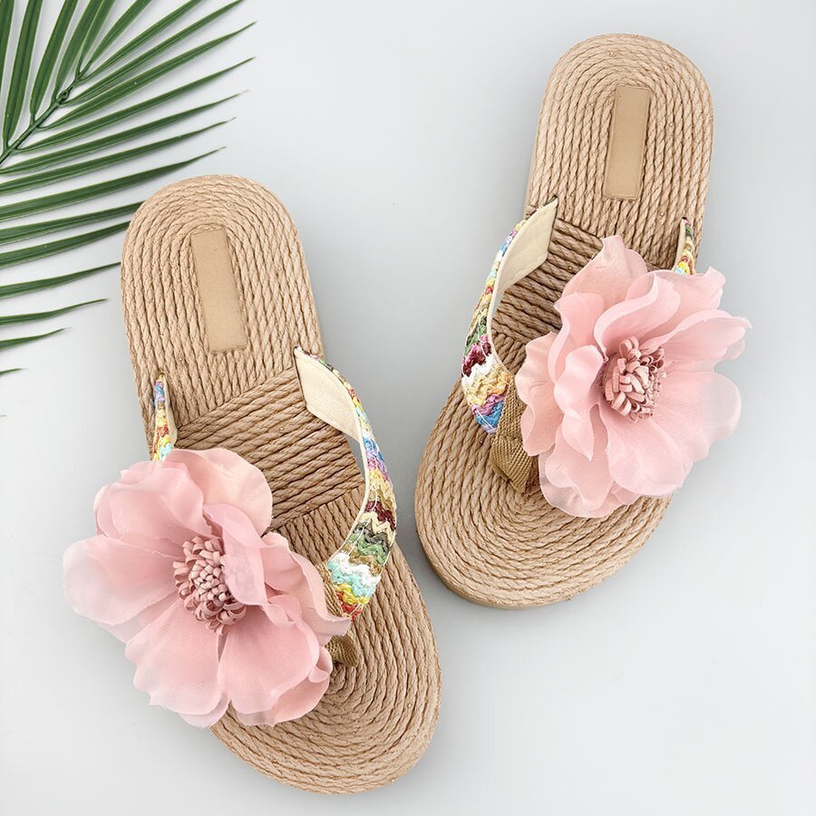 Dép xỏ ngón nữ chống trượt Dép xỏ ngón Bohem đơn giản