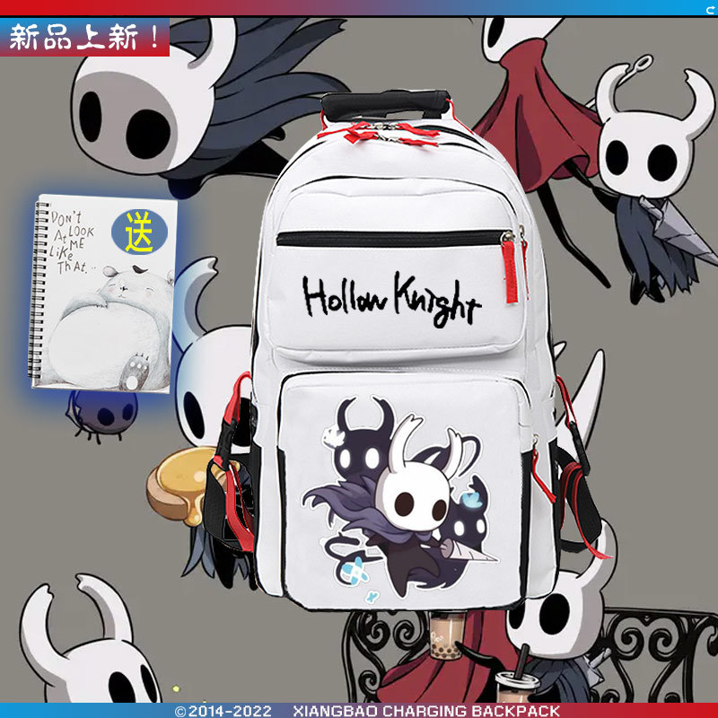 Hollow Knight Hollow Knight Joint Game Hàng hóa Nam Nữ Ba lô Casual All-Match ww