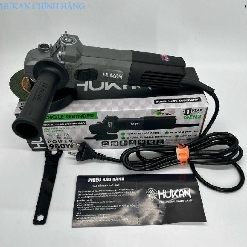 GEN2 Mài Hukan 950pro  Có khởi động mềm, chỉnh tốc 7 cấp số chính hãng . HUKAN CHÍNH HÃNG