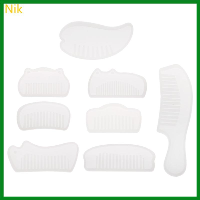 Nik Resin Lược Khuôn Silicon Pha Lê Lược Khuôn Silicon DIY Tay Thủ Công Khuôn Nhựa