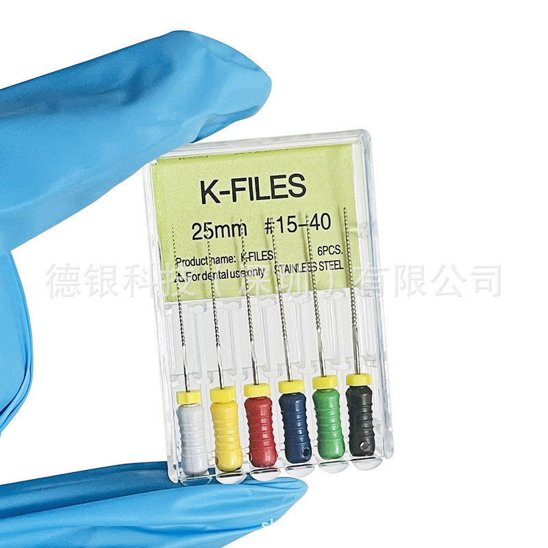 Nha khoa K File Root Tube File Thép không gỉ H File R File Sử dụng tay K-Type Mở rộng Kim K-FILES Hư