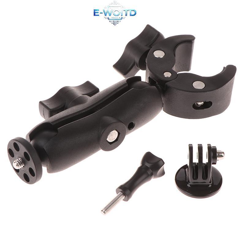 E-WOITD Xe Đạp Tay Lái Xe Máy Camara Sopport Ram Gắn Chân Đế Cho Insta360 X4 X3 Ace Pro 2 Go 3s X2 P