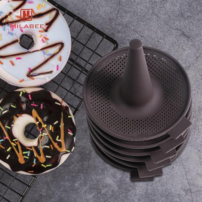 [UsusexaMY] 6x Khuôn Bagel Dụng Cụ Làm Bánh Silicon Khuôn Bánh Ngọt Bộ Làm Bánh Bagel Tự Chế Khuôn N