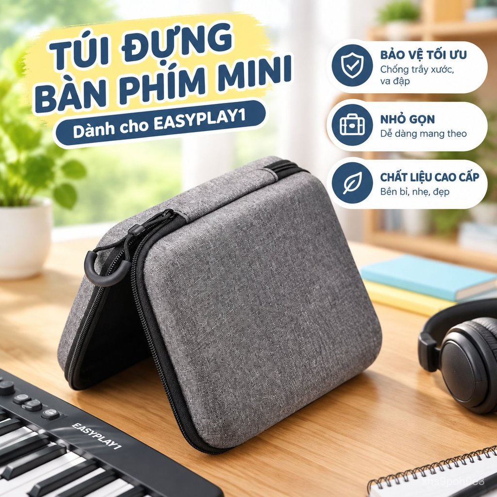 Túi đựng đàn phím mini EASYPLAY1, dùng cho đàn piano điện tử MIDI, nhỏ gọn, dễ mang theo