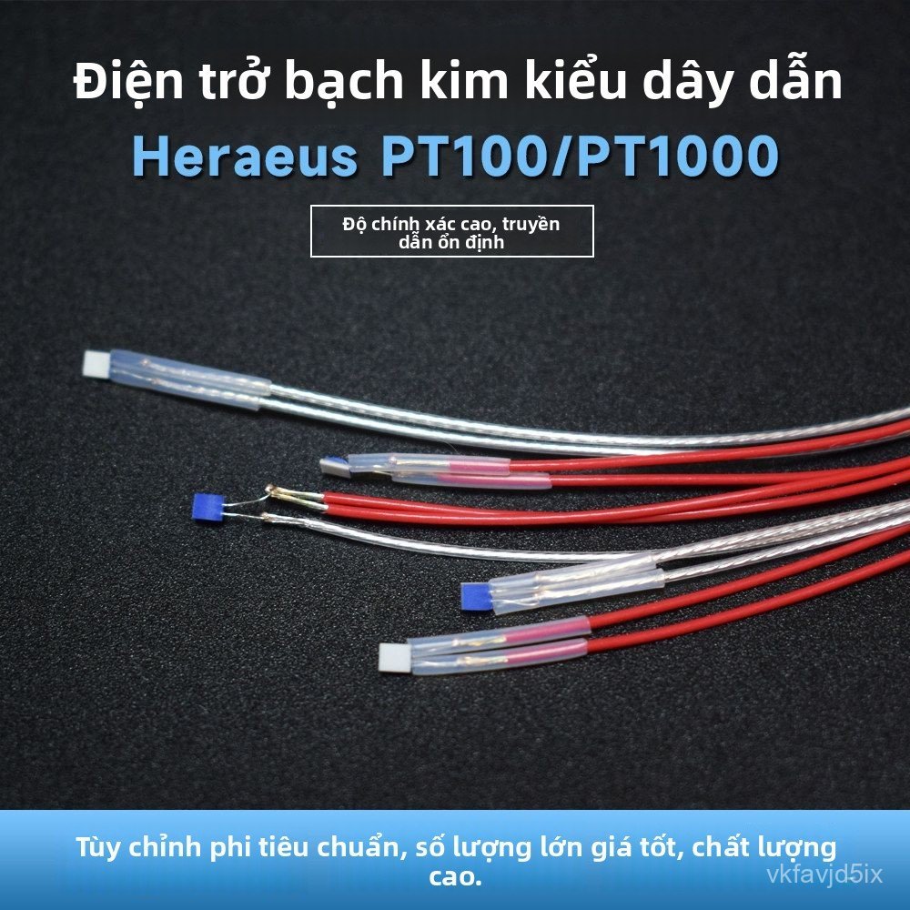 Cảm biến nhiệt độ PT100/PT1000 cấp A đầu dò chip đo nhiệt bán chạy