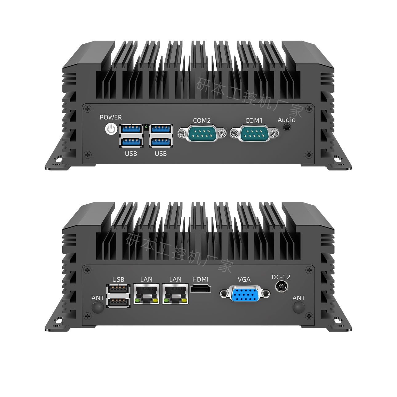 Máy tính công nghiệp mini không quạt tản nhiệt êm Core i5 i7 N100 J4125 bán chạy