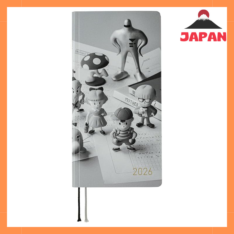 Hobonichi Techo 2026 Weeks - MOTHER/MOTHER2 Edition: January Start Slim Vertical Weekly Planner