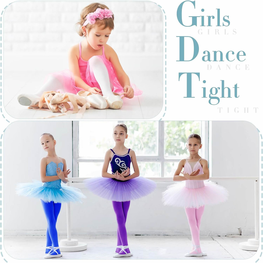 Đôi tất khiêu vũ siêu mềm, quần legging ballet co giãn dành cho học sinh
