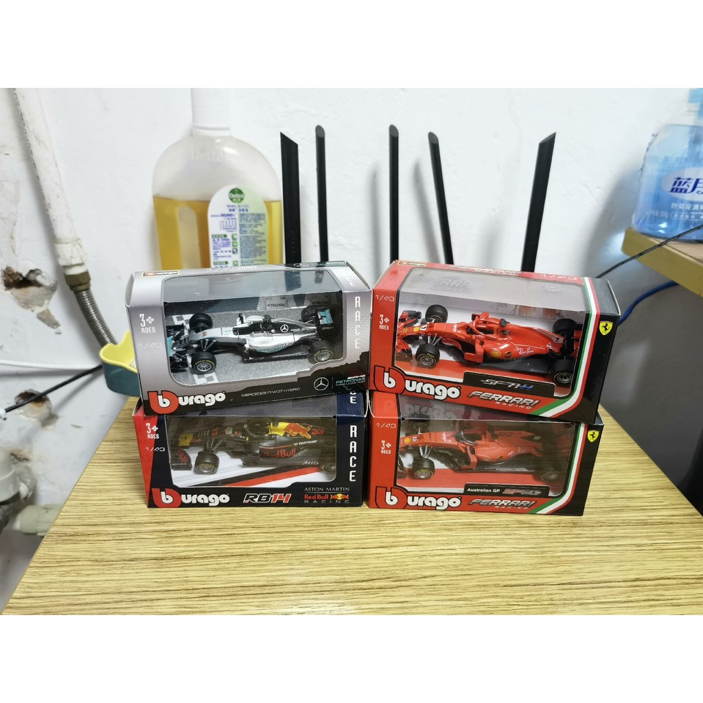 1 / 43 Giữa Megao Ferrari F1 Racing Formula Xe Hợp Kim Mẫu Xe Ô Tô Thương Hiệu Mới Bao Bì Ban Đầu Mẫ