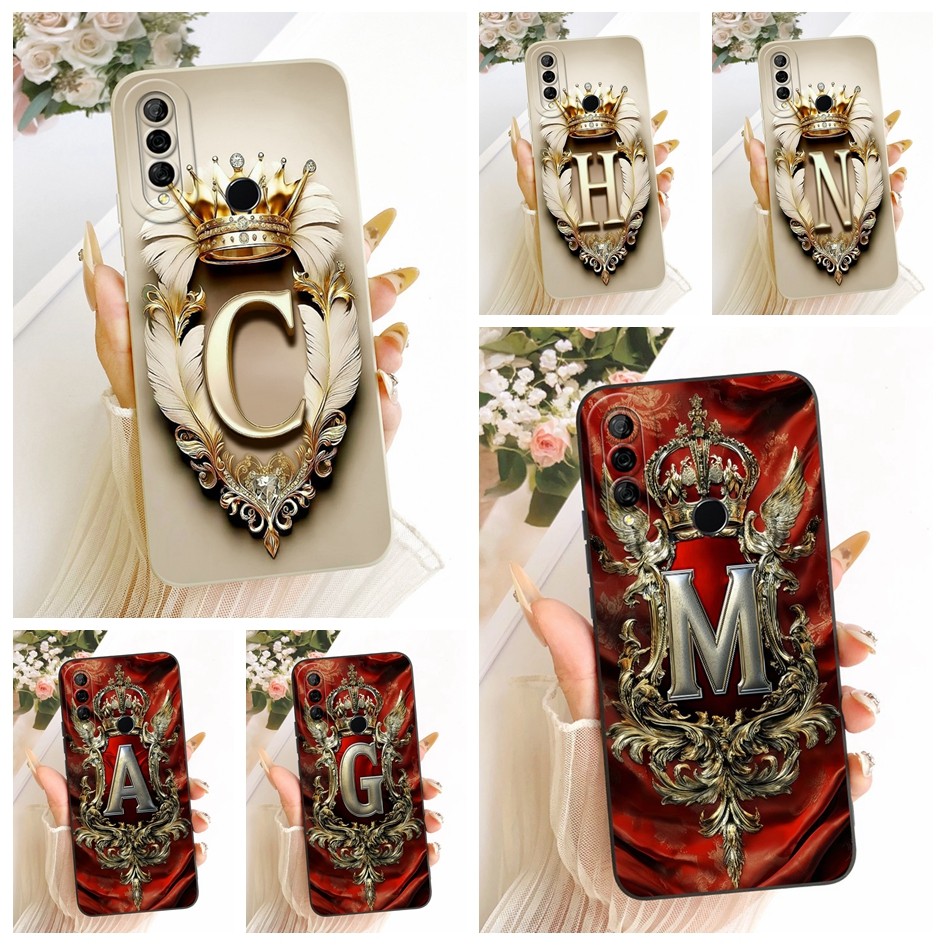 Dành Cho Honor 10 Lite Ốp Lưng HRY-LX1 HRY-LX2 Chữ Thời Trang Silicon Mềm Bảo Vệ Camera Dành Cho Hon