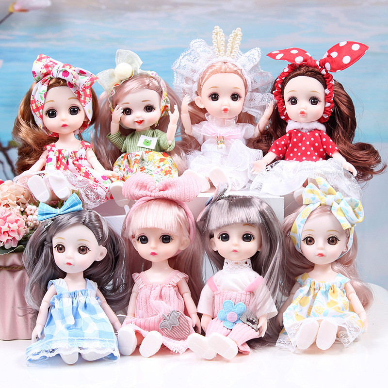 Mini liên tục thủy triều bối rối Barbie ăn mặc búp bê p Mini bối rối Barbie ăn mặc búp bê Công chúa 