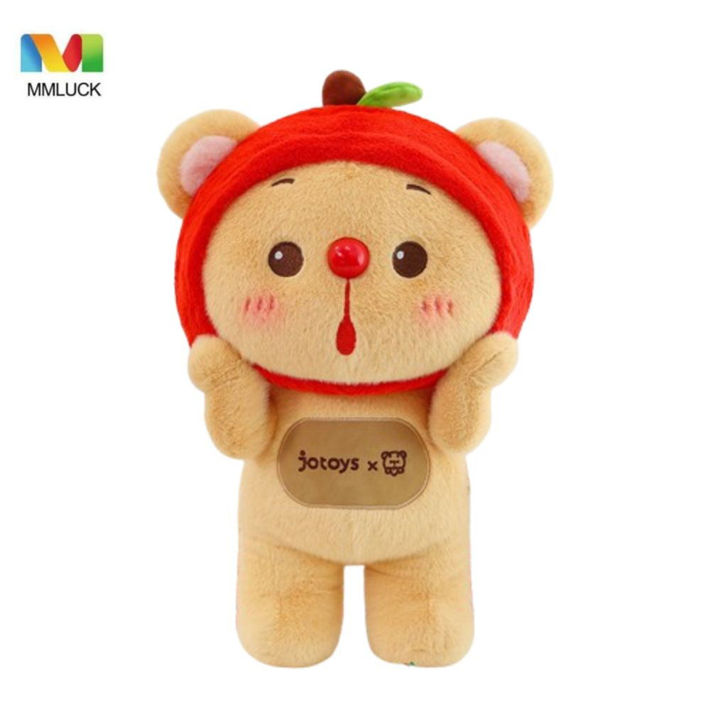 MMLUCK OYO Bear Cub Fruit Plush Toy, Mô phỏng Gối ném sang trọng hình gấu ngộ nghĩnh, Kawaii Thời tr