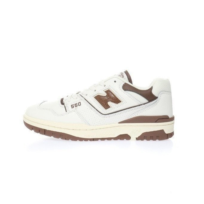 Giày chạy bộ Almé LE0N D0RE x New Balance 550 Oxford "Evergreen" Màu trắng oxy hóa