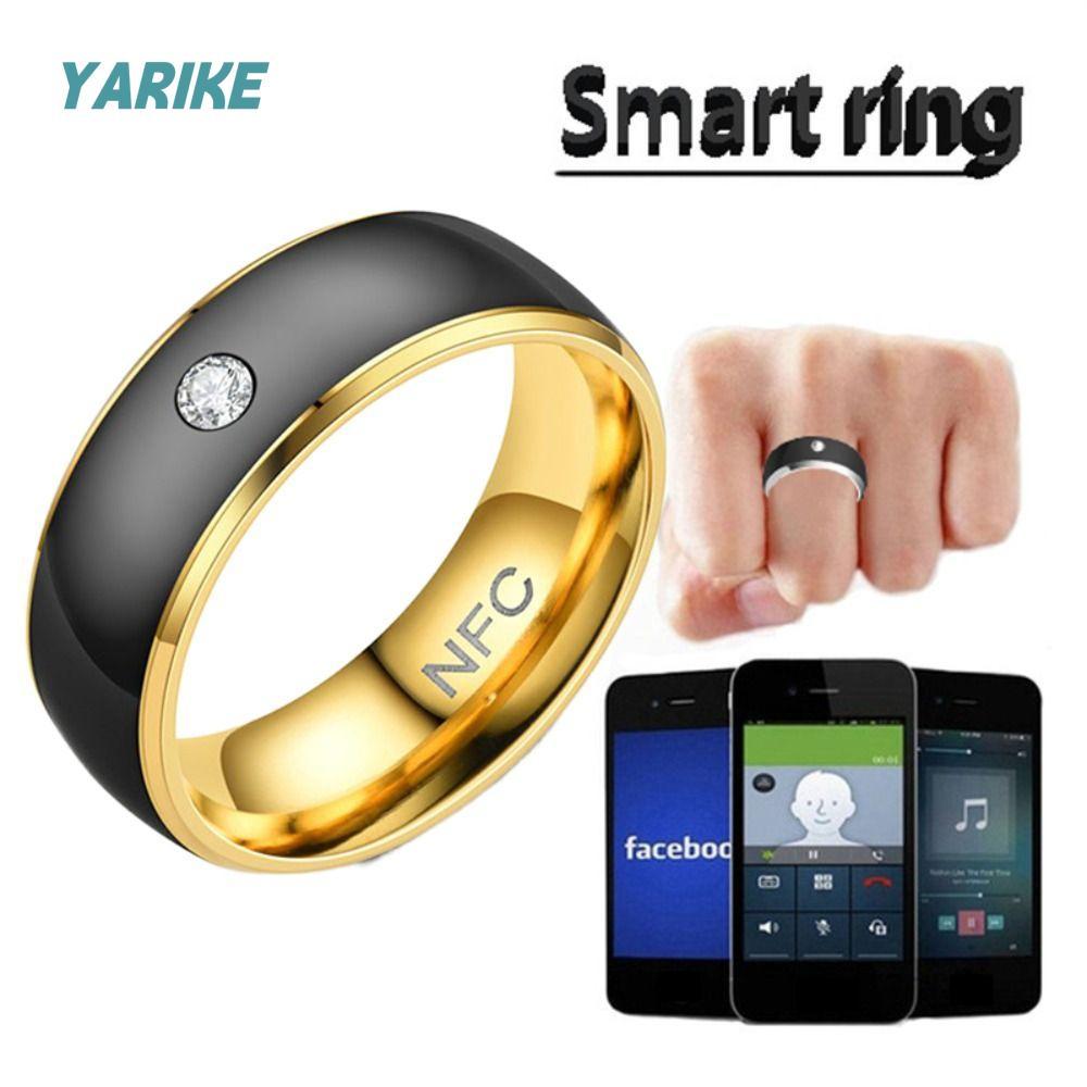 YARIKE Nhẫn kỹ thuật số ngón tay YARIKE, Nhẫn thông minh NFC có thể đeo đa chức năng, Nhẫn đeo ngón 