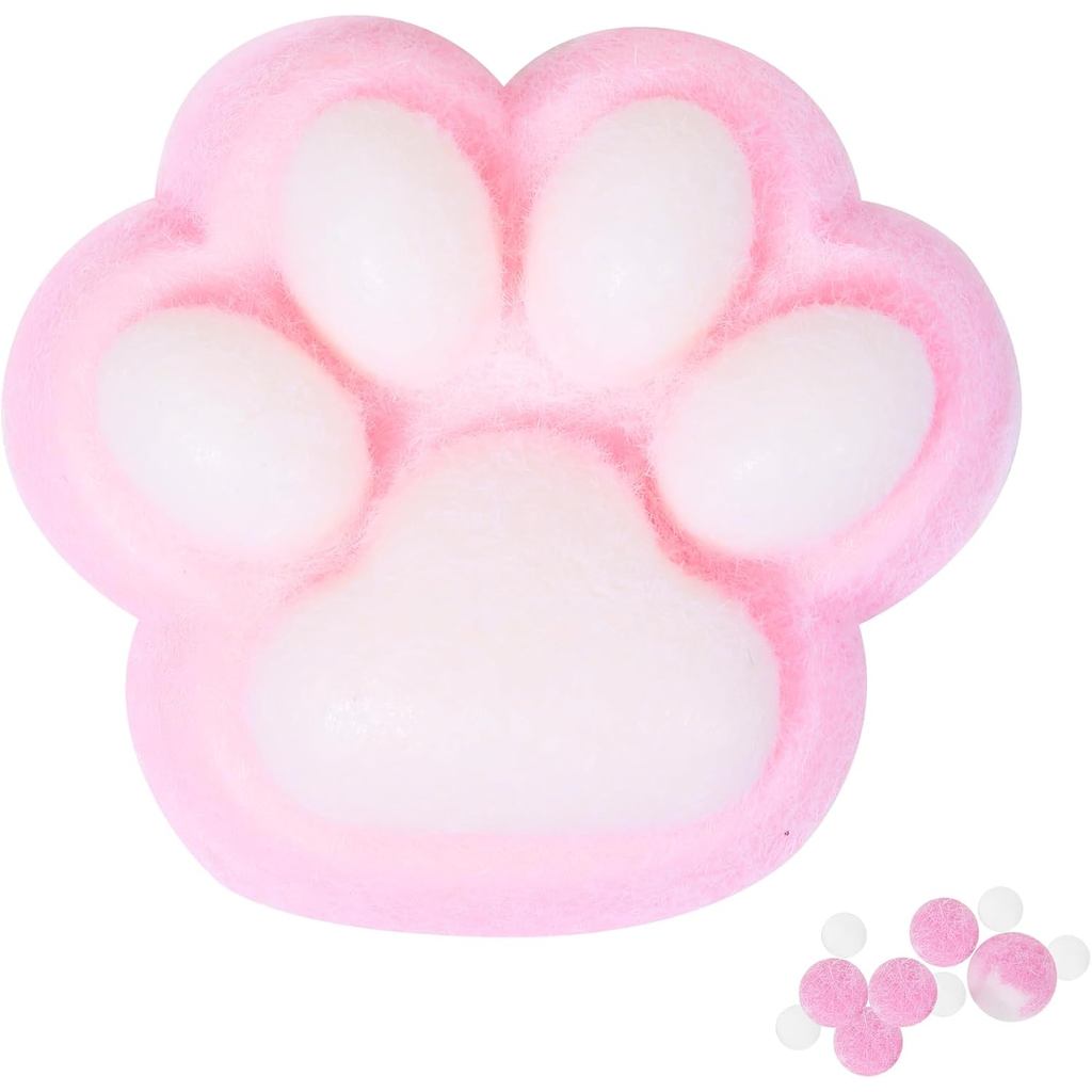 1 Chiếc Màu Hồng Squishy Cat Paw Squishy Đồ Chơi Squishy, 5 Inch Big FuFu Cat Bóp Paw, Dễ Thương Mềm