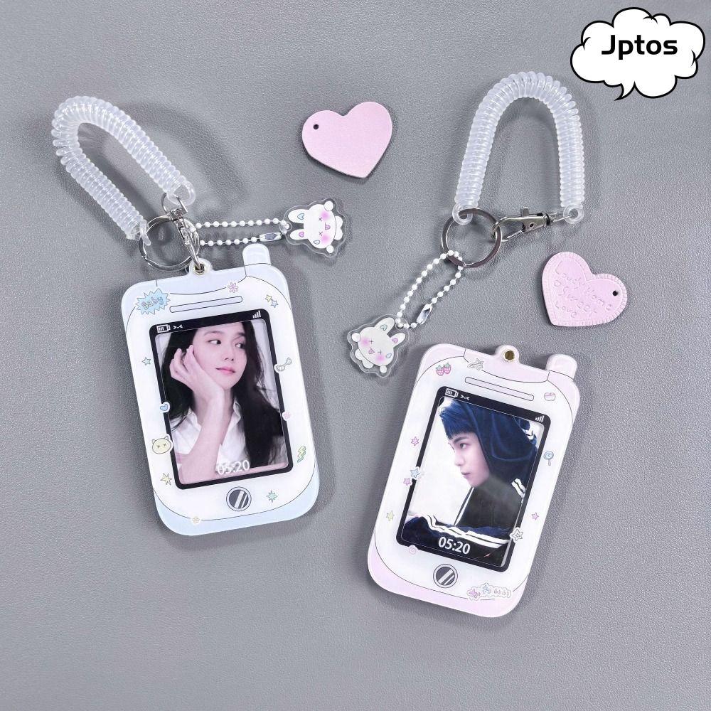 JPTOS Kpop Photocard Giá Đỡ, Khung Điện Thoại Acrylic Idol Photo Card Tay, Móc Khóa Di Động ID Thẻ X