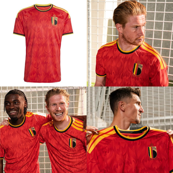 BELGIUM Jersey Home dan Away Kit Worldcup-2026 Chất liệu Micro Fiber Quick Kering dan Thoải mái Unis