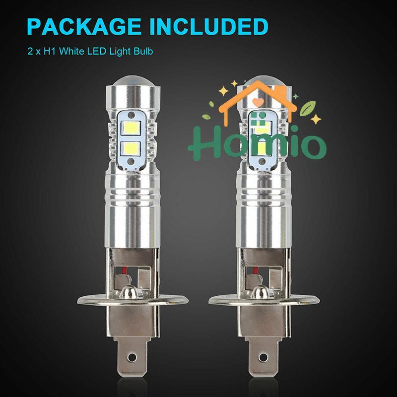 1 Cặp Bóng Đèn Pha LED H1 Đèn Pha Ô Tô Siêu Sáng Đèn Pha Ô Tô