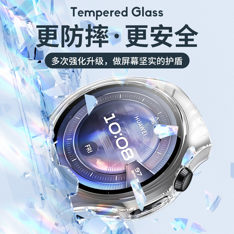 Thích hợp cho Vỏ bảo vệ đồng hồ Huawei watch5 Huawei WATCH5 42 / 46mm Vỏ bảo vệ nửa gói phun nhiên l