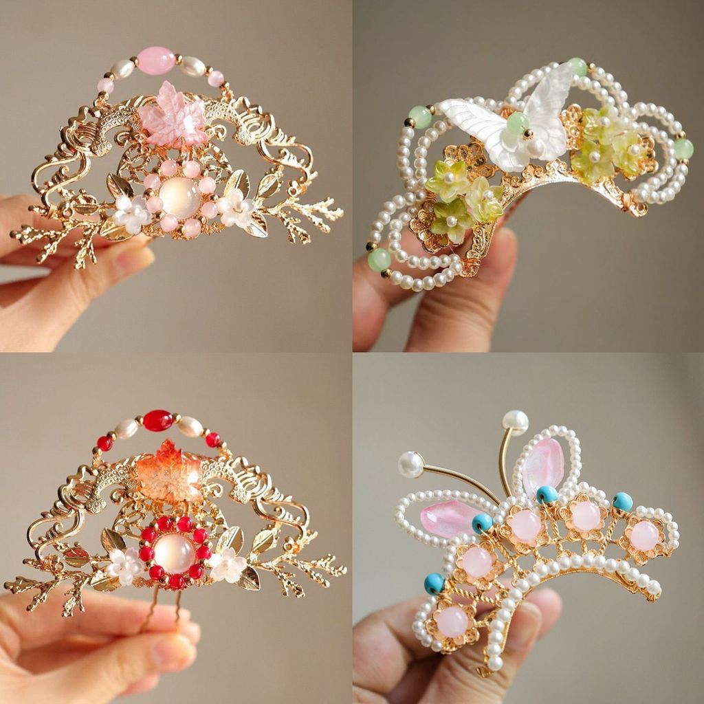 Preferred#New Chinese-style Hanfu hair crown, traditional Chinese hair accessory, ancient-style Hanf