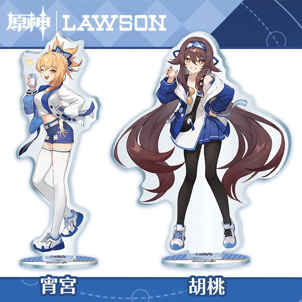 Game Mô hình LAWSON HUTAO Yoimiya Mica Standee Model Plate Desk standee Sign