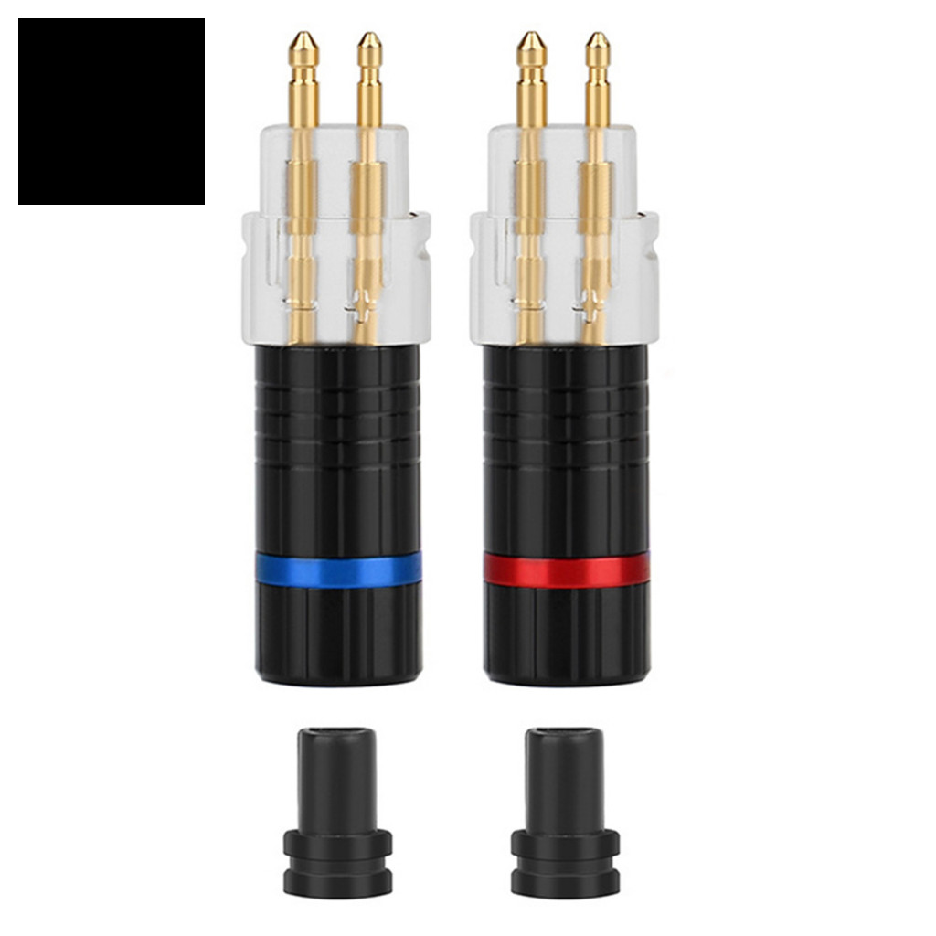 2 Chiếc Tai Nghe Cáp Pin Cắm Đầu Nối Cho Sennheiser HD650 HD600 HD580 HD25