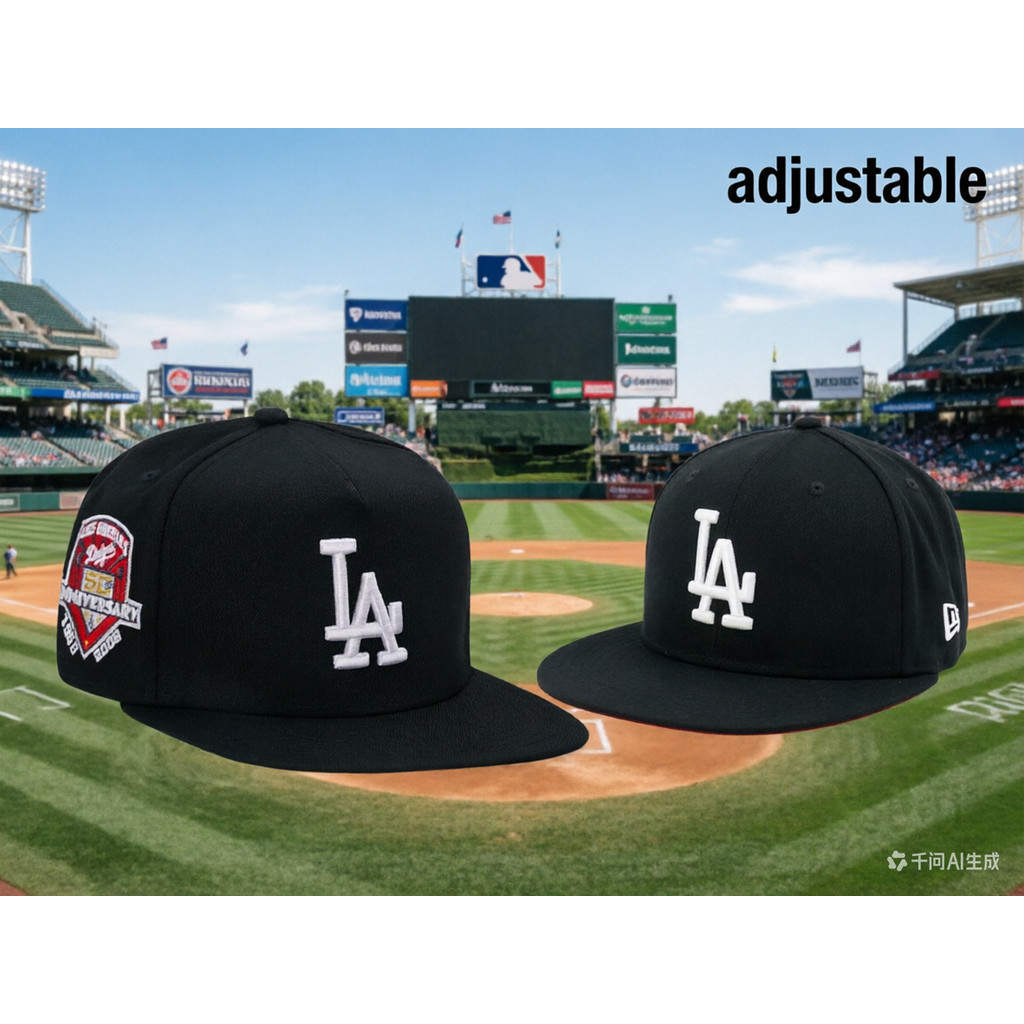 Phiên Bản Cổ Điển Kỷ Nguyên Mới Los Angeles Dodgers Kỷ Niệm 50 Năm Thêu Bên Có Thể Điều Chỉnh Kỷ Ngu