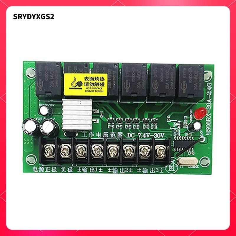 Bộ nhận bộ điều khiển không dây 20A 7.4V-30V Đồ chơi RC DIY Thay thế Accs