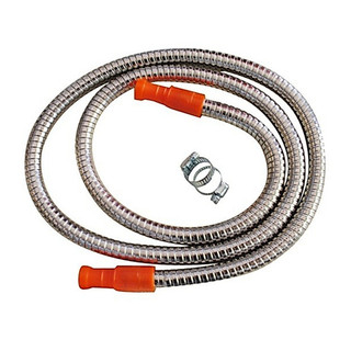 Dây Dẫn Gas Vỏ Bọc Inox + 2 Cổ Dê Chống Chuột Cắn