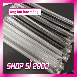 [Bịch 500g] Ống hút có màng bọc từng ống