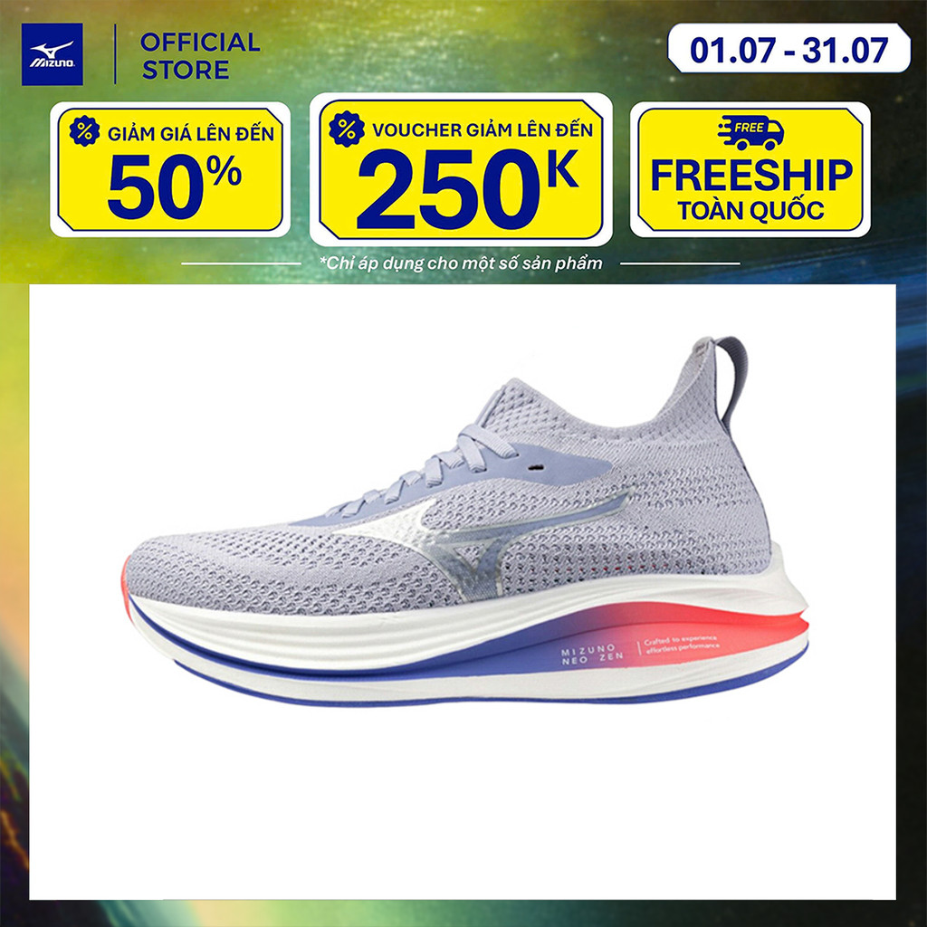 Giày Chạy Bộ Nữ Mizuno Mizuno Neo Zen - Xám - J1GD258671