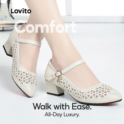 Lovito Giày Cao Gót Công Sở Kiểu Hàn Quốc Thanh Lịch Dành Cho Nữ LFAS5069