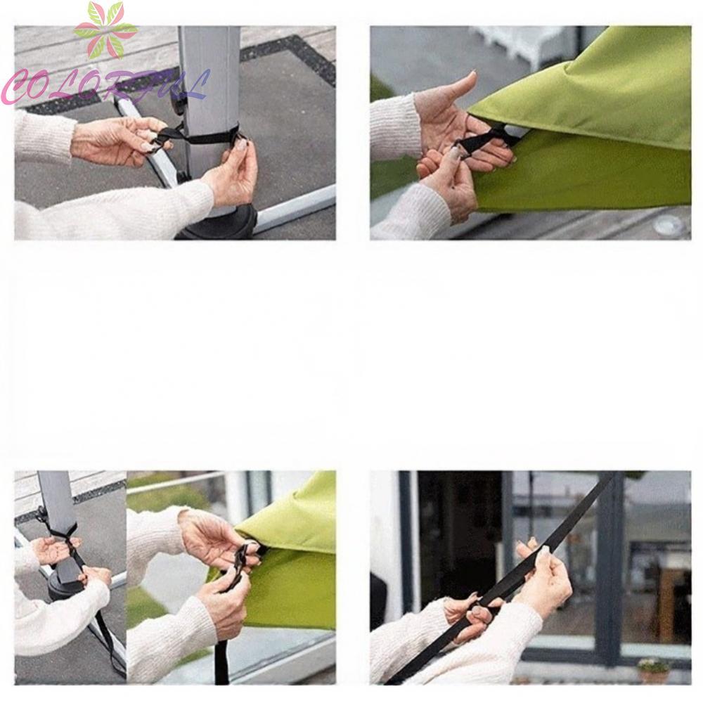 Patio Umbrella Strap Extendable Design Vibration Reduction Noise Cancelling
