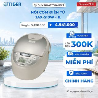 Nồi cơm điện tử tiger jax-s10w - 1l - hàng chính hãng